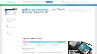 
                            5. Access payline.doa.virginia.gov. Login - Virginia ...