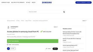 
                            6. Access photos in samsung cloud from PC