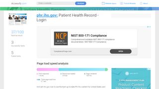 
                            1. Access phr.ihs.gov. Patient Health Record - Login