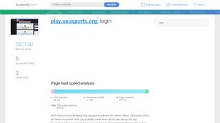 
                            9. Access play.aausports.org. login - accessify.com