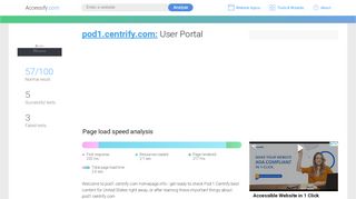 
                            5. Access pod1.centrify.com. User Portal