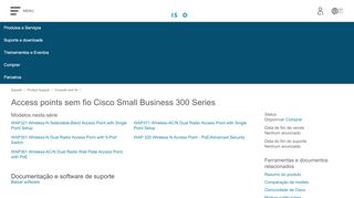 
                            6. Access points sem fio Cisco Small Business 300 Series