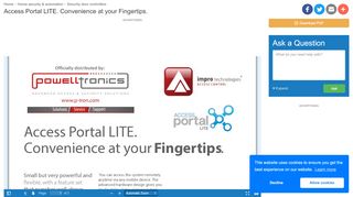 
                            8. Access Portal LITE. Convenience at your Fingertips. | manualzz.com