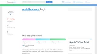 
                            1. Access portal4me.com. Login