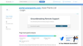 
                            3. Access portal.asianpaints.com. Asian Paints Ltd - Login