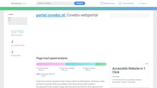 
                            1. Access portal.covebo.nl. Covebo webportal - accessify.com