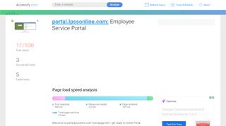 
                            8. Access portal.lpssonline.com. Employee Service Portal