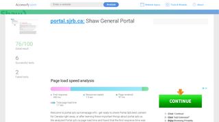 
                            2. Access portal.sjrb.ca. Shaw General Portal