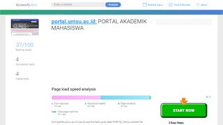 
                            2. Access portal.umsu.ac.id. PORTAL AKADEMIK MAHASISWA