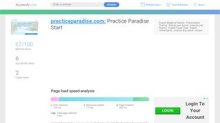 
                            8. Access practiceparadise.com. Practice Paradise Start