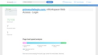 
                            7. Access primesuitelogin.com. vWorkspace Web Access - Login