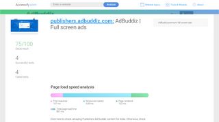 
                            1. Access publishers.adbuddiz.com. AdBuddiz | Full screen ads