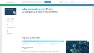 
                            3. Access pulse.datamatics.com. Pulse | Datamatics Global ...