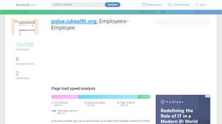 
                            7. Access pulse.iuhealth.org. Employees-- Employee