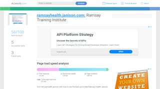 
                            6. Access ramsayhealth.janison.com. Ramsay Training Institute