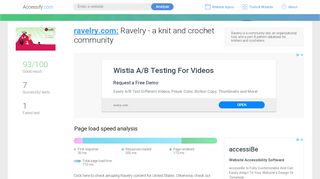 
                            8. Access ravelry.com. Ravelry - a knit and crochet community