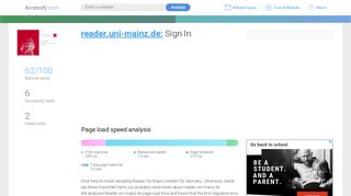 
                            5. Access reader.uni-mainz.de. Sign In - accessify.com
