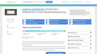 
                            8. Access reservix.echobot.de. Echobot.de | Willkommen in ...