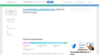 
                            2. Access rs-production.optimispt.com. Optimis …