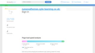 
                            2. Access runwoodhomes.cple-learning.co.uk. Sign in