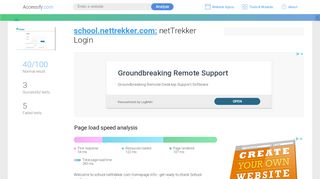 
                            8. Access school.nettrekker.com. netTrekker Login