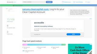 
                            7. Access secure.clearcapital.com. Log In to your Clear ...