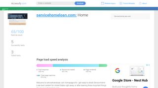 
                            6. Access servicehomeloan.com. Home