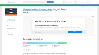 
                            8. Access shopware.herokuapp.com. Login | Shop-Ware