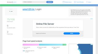 
                            7. Access sms123.in. Login - accessify.com