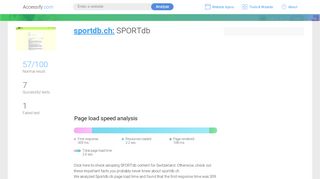 
                            1. Access sportdb.ch. SPORTdb - accessify.com