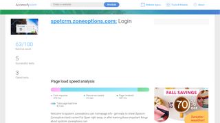 
                            1. Access spotcrm.zoneoptions.com. Login
