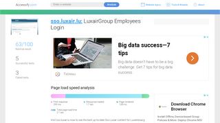 
                            5. Access sso.luxair.lu. LuxairGroup Employees Login