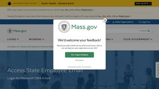 
                            4. Access State Employee Email | Mass.gov