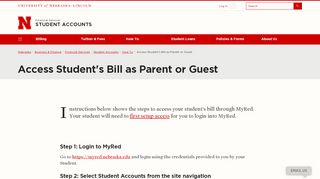 
                            7. Access Student's Bill as Parent or Guest | Student Accounts ...