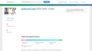 
                            7. Access suite.xovi.net. XOVI Suite - Login