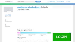 
                            3. Access supplier-portal.zalando.net. Zalando Supplier-Portal