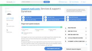 
                            7. Access support.ruxit.com. Services & support | Dynatrace