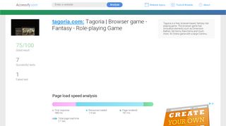 
                            5. Access tagoria.com. Tagoria | Browser game - Fantasy ...