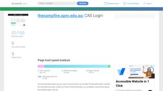 
                            3. Access thecampfire.apm.edu.au. CAS Login