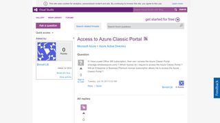 
                            3. Access to Azure Classic Portal - MSDN - Microsoft