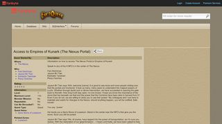 
                            2. Access to Empires of Kunark (The Nexus Portal) :: Quests ...