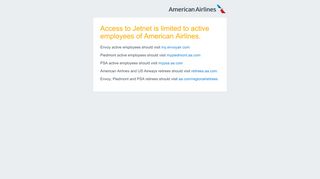 
                            4. Access to Jetnet is limited to active employees of American ...