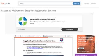 
                            3. Access to McDermott Supplier Registration System - PDF