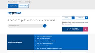 
                            8. Access to public services in Scotland - mygov.scot