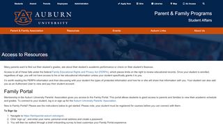 
                            5. Access to Resources - Auburn Parents - Auburn University