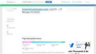 
                            7. Access tssportal.jpmorgan.com. Log On - J.P. Morgan ACCESS