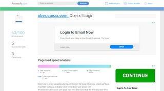 
                            8. Access uber.quezx.com. Quezx | Login