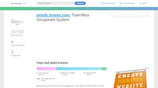 
                            8. Access umofx.tmwox.com. TeamWox Groupware System