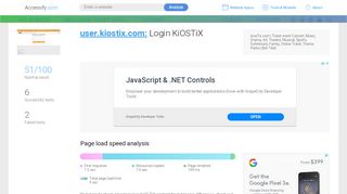 
                            5. Access user.kiostix.com. Login KiOSTiX