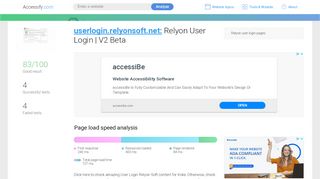 
                            7. Access userlogin.relyonsoft.net. Relyon User Login | V2 Beta